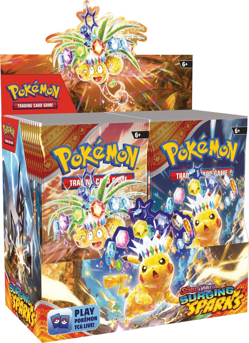 Pokémon Scarlet & Violet Surging Sparks booster box