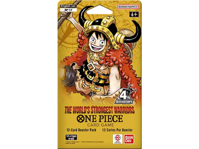 One Piece - The World's Strongest Warrior (OP17) Sleeved Booster