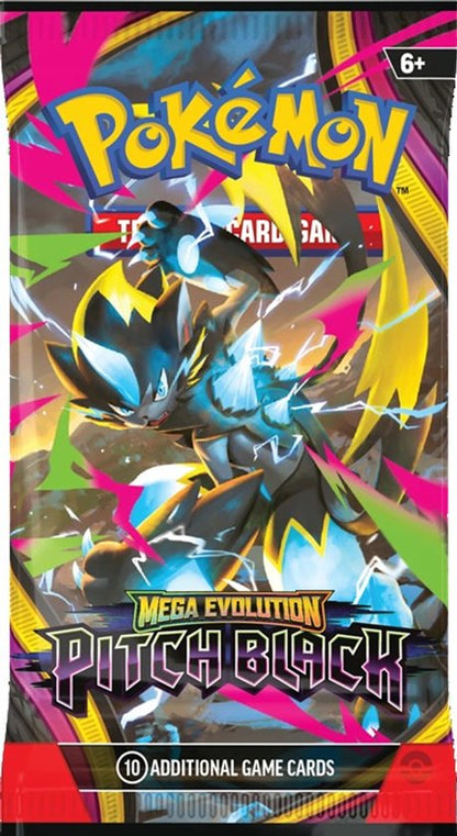 Pokémon Mega Evolutions Pitch Black losse booster pack