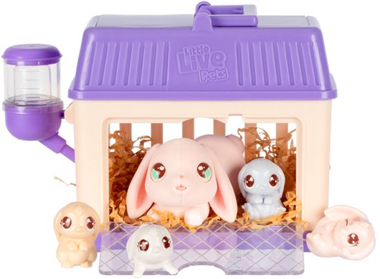 Mini Mama Surprise konijn rose little live pets