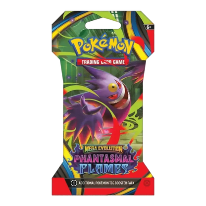 Pokémon Mega Evolutions Phantasmal Flames sleeved booster pack
