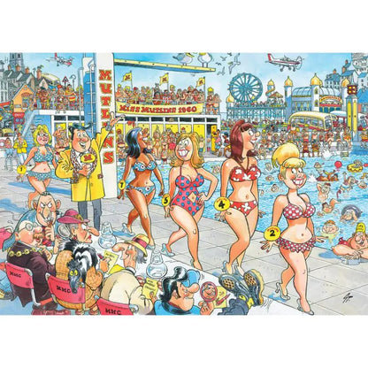 Wasgij puzzel retro Topmodellen 1000 stukjes