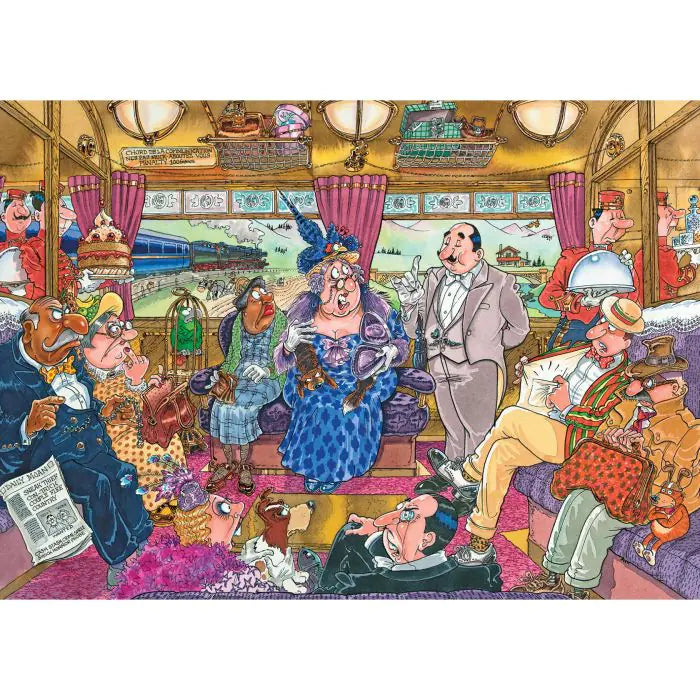 Wasgij puzzel retro De Grote Treinroof 1000 stukjes