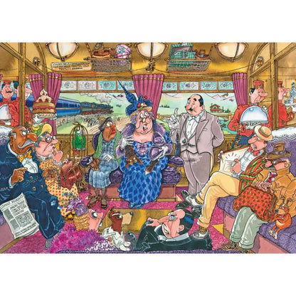 Wasgij puzzel retro De Grote Treinroof 1000 stukjes