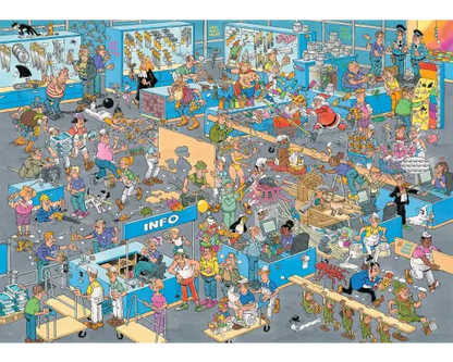 Puzzel Jan van Haasteren 2x 1000 stukjes De Bouwmarkt & De Verbouwing