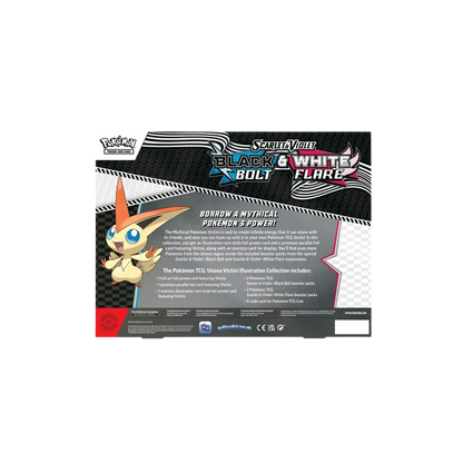 Pokemon Black Bolt & White Flare Illustration Collection Victini