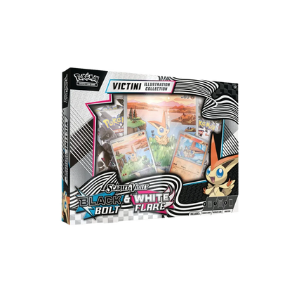 Pokemon Black Bolt & White Flare Illustration Collection Victini