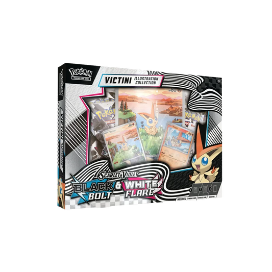 Pokemon Black Bolt & White Flare Illustration Collection Victini