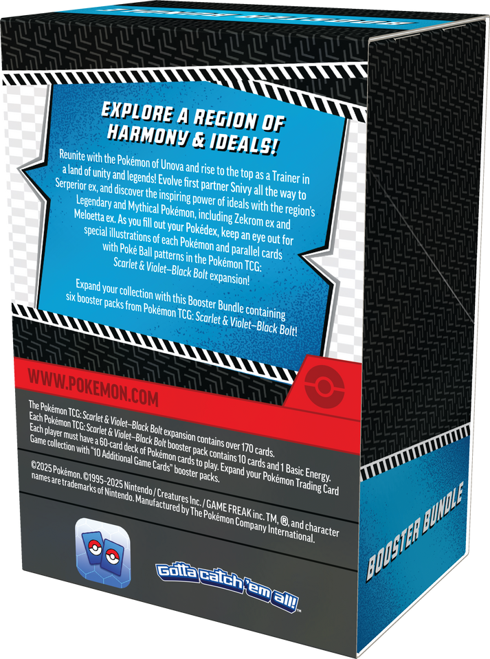 Pokémon Scarlet & Violet Black Bolt - Booster Bundle