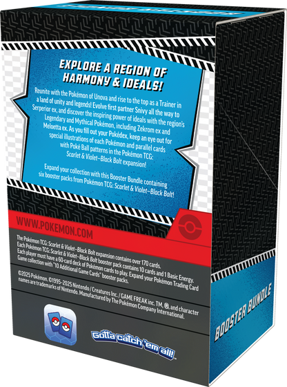 Pokémon Scarlet & Violet Black Bolt - Booster Bundle