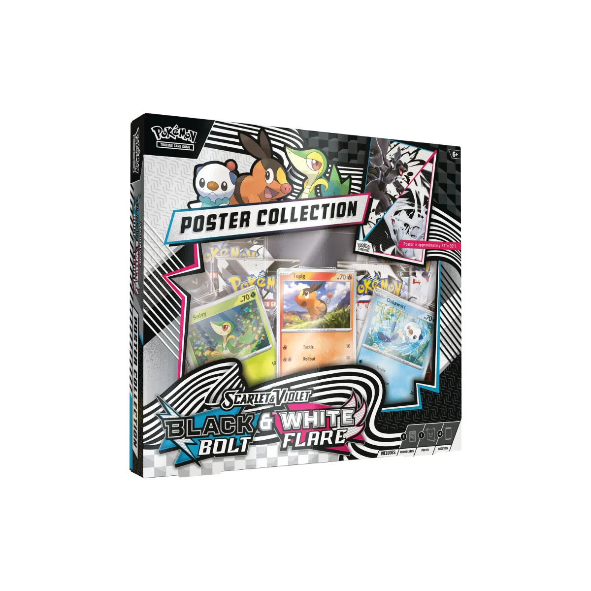 Pokémon Black Bolt & White Flare Poster Collection Unova