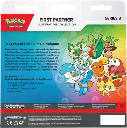 Pokémon First Partner Illustration Collection Series 3